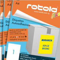 Etiquetas para láser e ink-jet flúo